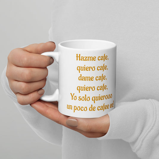 JV Coffee Cup White glossy mug
